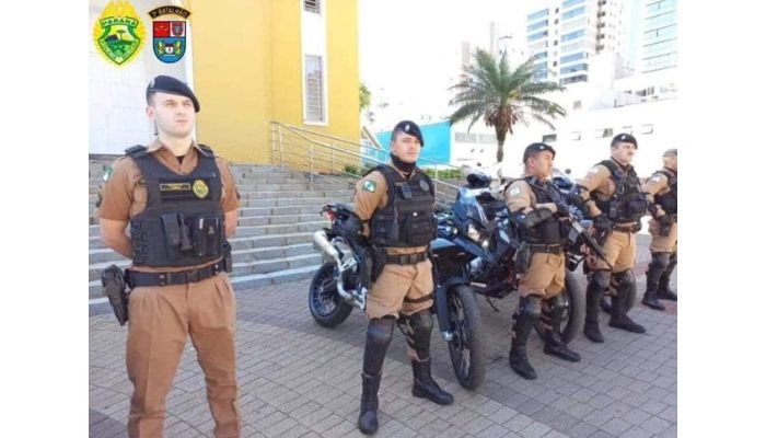 Efetivo Policial Militar do 3º batalhão participa da operação força total Brasil, no sudoeste do estado PR